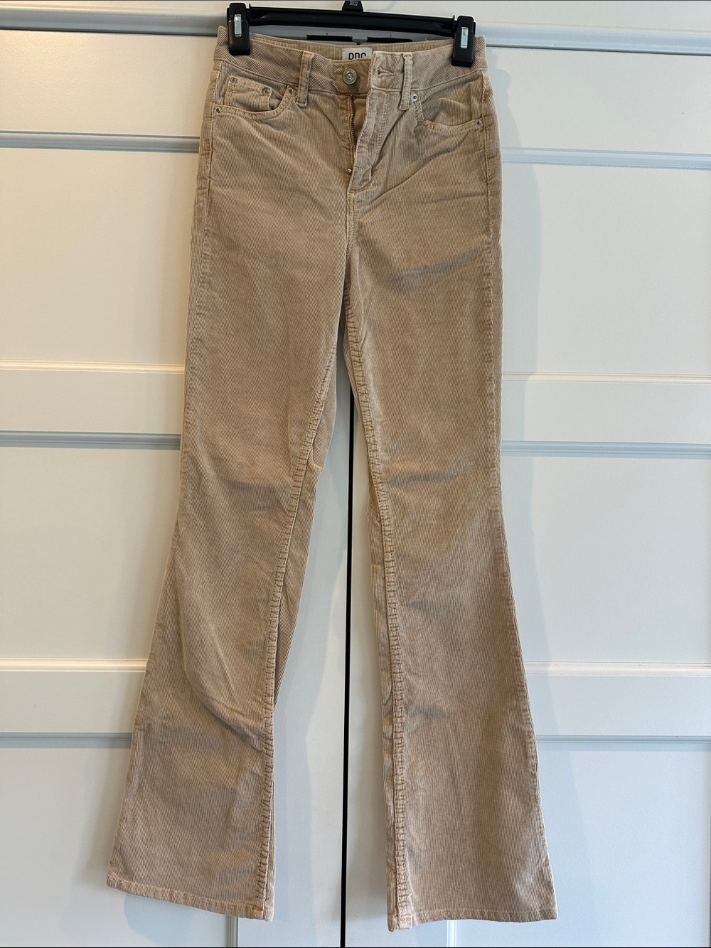 BDG Kids Flare Corduroy Bottoms in Tan